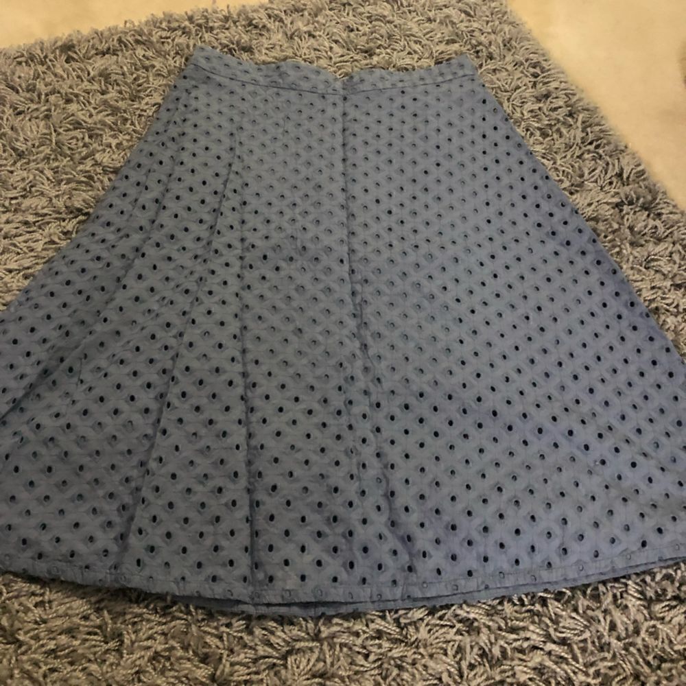 LOFT Eyelet A-Line Skirt